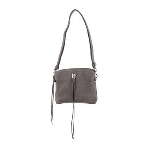Rebecca Minkoff Grey Suede Shoulder Bag